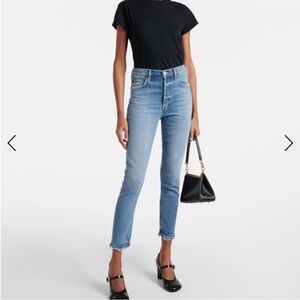 Agolde Nico light blue skinny high rise jeans, size 26